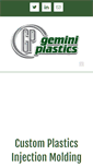 Mobile Screenshot of geminiplastics.net